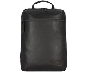Jost Stockholm backpack leather 46 cm laptop compartment black