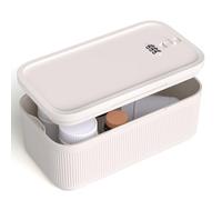 JOSTART Small Lockable Storage Box with Combination Code, Portable Lockable Medicine Box BPA-Free Phone Safe for Home Fridge Office Travel