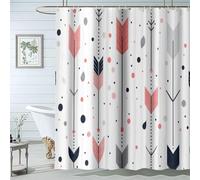 JOSUE Boho Plant Shower Curtain Lines Mid Century Botanical Abstract Minimalist Bohemian Bathroom Curtains Bath Accessories Art Home Decor Fabric-200 * 220cm(79"*87")