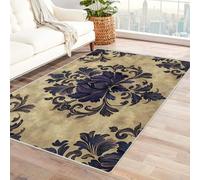 JOSUE Large Boho Rug Vintage Rugs Retro Rugs for Living Room, Bedroom, Kitchen, Enterance Washable(Purple 51)-180x270cm