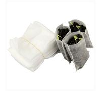 JOSUR 100Pcs Biodegradable Non-woven Seedling Pots Eco-Friendly Planting Bags Nursery Bag, Plant Grow Bags For Garden(8cm x 10cm(100pcs))