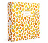Jot & Mark 8.5"" x 11"" Sturdy 3 Ring Recipe Binder with Spill-Proof Clear