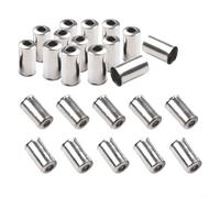 Jotekonoby 100 for Shifter for Brake and Bicycle Cable End Caps 4mm 5mm Pcs Silver for Bike Compatible with for Sram for Campagnolo Road (100PCS 5MM)