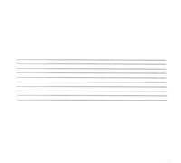 Jotekonoby 10Pcs Aluminium Welding Rods Low Brazing Wire for Aluminum Alloy Welding for Easy Melt Solder 2.0Mm/1.6Mm Diameter 330Mm Length Silver(1.6MM)