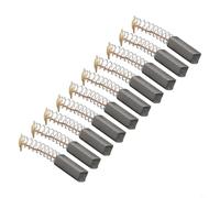 Jotekonoby 10pcs Carbon Brushes for Electric Motors 20mm x 6mm x 6mm Replacement Part with Spring Wear Resistant Compatible with Power Tools