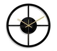 Jotekonoby 12 Inch Acrylic Wall Clock Silent Non-Ticking for Home Office Bedroom Black Round 30x30cm(CC301)