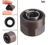 Jotekonoby 13mm Collet Nut for 3612 Router, 1/2 Inch Metal Plunge Router Part, Black Spindle Retention Nut Compatible with for Makita 3612, 22.5 x 27mm Replacement