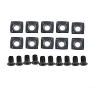 Jotekonoby 15mm Square Carbide Inserts 15x15x2.5-R150 Woodworking Blade Replacement with 4 Indexable Edges for Spiral Shear Heads and for CNC Lathes