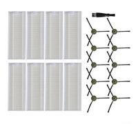 Jotekonoby 19Pack Gadget Parts For Okp Life K2 K3 K4 K5 For Robovac M210 M210S Accessories M210B 8 For Hepa 10 Side Brushes 1 Cleaning Replacement M213 Set