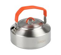 Jotekonoby 1L Camping Kettle for Outdoor Use - Lightweight Anodized Aluminum Water Kettle with Silicone Handle Cover, Compatible with Hiking, Backpacking, Tra