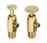 Jotekonoby 1PC Brass Air Pressure Release Valve Water Valve Part Accessory for Water Heater(16 Thread)