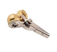 Jotekonoby 1Pcs 1/4''Car Hose Barb Clip-On Ball Tire Tyre Inflator Valve Connector