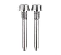 Jotekonoby 2 Pcs Alloy for Bike Brake Mt8 for Pin Retaining for Mt4 Mt5 Mt6 Pad Disc Brake Caliper Bolt Axle Compatible with Mt2 Magura Mountain Bic (TITANIUM)
