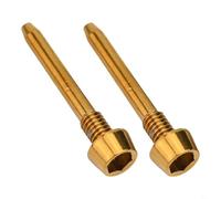 Jotekonoby 2 Pcs Alloy for Bike Mt6 Pad Brake Pin for Mt2 Mt4 Mt5 Retaining Mt8 Disc Brake Caliper Bolt Mountain Compatible with Magura for Axle Bic (GOLD)