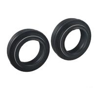 Jotekonoby 2 Pcs Fork Wiper Oil Seals 28.6/30/32/34mm for Front Fork Dust Seal Resin Plastic Press Tool Compatible with Flanged and Flangeless Se(32 * 41.15mm)