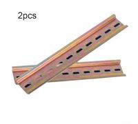 Jotekonoby 2 Pieces Din Rail Slotted Aluminum 35Mm X 7.5Mm for Circuit Breakers and Terminal in Meter Boxes and Distribution Boxes, 10Cm to 50Cm Le(20CM)