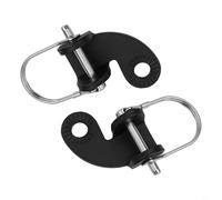 Jotekonoby 2 Sets Trailer Hitch Coupler for Burley Bike Attachment, Compatible with QR and Solid Axles up to 12.2 mm, Durable Steel Construction for