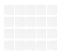 Jotekonoby 20 Piece Chamois Cloth Set Artists Crafters And Cleaners Featuring Absorbent Superfine Fiber Material Repeated Washing Use(White)