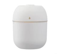 Jotekonoby 220ml USB Cool Mist Humidifier and Aroma Diffuser with 7-Color Night Light, Quiet Portable Mini Air Moisturiser for Bedroom, Office or Car, Automatic Shut-Off,(White)