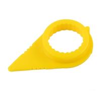 Jotekonoby 25 Pack 19mm Yellow Wheel Nut Indicators Visual Safety Aid for Trucks Cars Trailers Loose Wheel Nut Detection High-Quality Copolymer Polyethylene