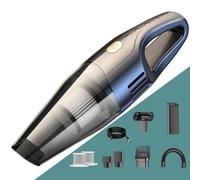 Jotekonoby 25KPA High Power Handheld Car Vacuum Cleaner, Wireless Portable USB Rechargeable for Car, Home and Office with 6 Attachments(BLACK)