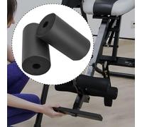 Jotekonoby 2pcs Replacement Density Foam Roller Pads Elite for Leg Inversion and Curl Machines Equip Tables Home Plus Gym Fitness Extension (140MM)