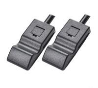 Jotekonoby 2x Ebony Black Door Lock Knob for 2007-2014 for Chevy Avalanche for Tahoe for Suburban & for GMC for Sierra for Yukon, Compatible with OE 15844616 15214027 25862454