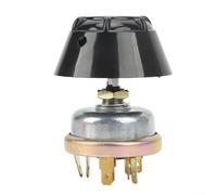 Jotekonoby 3-Position Rotary Switch Tractor Light Switch 1668816M1 For Massey Ferguson Interior Control ABS Copper Construction Black Silver