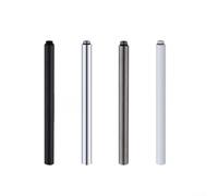 Jotekonoby 30Cm Round Shower Extension Rod, Stainless Steel Extender Bar, Straight Shower Head Extender Pipe, Handheld Shower Extension Pipe For Bathroom(Gray)