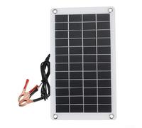 Jotekonoby 30W 12V Monocrystalline Solar Battery Maintainer Trickle Charge Panel Waterproof Charger for Car RV Boat Motorcycle Caravan Marine