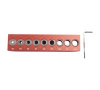 Jotekonoby 4-12mm Vertical Pocket Hole Jig Woodworking Dowel Drill Guide Centering Locator