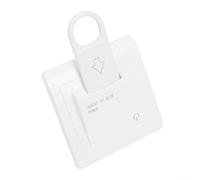 Jotekonoby 40A 86 Type Hotel Card Power Switch Energy Saving With 2 Keys, White for 220V AC Systems - Compatible with Air Conditioners, Water Heaters in Hot