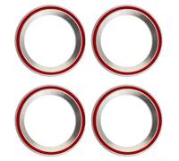 Jotekonoby 4PCS For Bike Headset Bearings 41x30.15x6.5mm Tapered for Mountain For Bike, 45 Degree Angular, Rubber Sealed, Precision Ball Bearing Steel