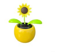 Jotekonoby 4pcs Solar Powered bubble head Dancing Swing Car Decor Flower landybug daisy bee