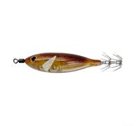 Jotekonoby 5.7g Glow Squid Jig Lure - Realistic Shrimp Design for Night Fishing, Durable Flexible Casting Lure for Saltwater with Lifelike Glow-in-the-Dark(009 5.7g)