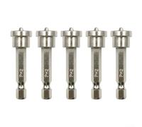 Jotekonoby 5Pcs 50mm Drywall Screwdriver Bits PH2 with Collar for Plasterboard Screws, 6.35mm Hex Shank Non-Slip Dimpler Bit Set Compatible with Electric Drills and Manual Screwdrivers