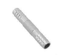 Jotekonoby AC Hose Straight Splice Barbed Fitting 16mm Aluminium Air Conditioning Hose Connector for Commercial Truck Automotive Repair White Push in