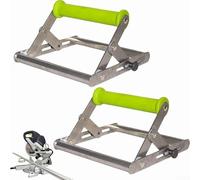 Jotekonoby Adjustable Cutting Machine Support Frame - Height Adjustable Table Saw Stand for Power Tools, Foldable Metal Cutter Support, Durable Stainless Steel(2PCS)