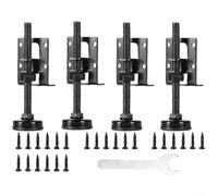 Jotekonoby Adjustable Leveling Feet for Furniture - Heavy Duty Stabilizer Pads with Anti-Wobble Design, Floor Protector Glides for Cabinets, Workbenches,