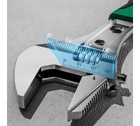 Jotekonoby Adjustable Wrench Set 4 Pc - Heavy Duty Cr-V Steel Crescent Wrench with Non-Slip Handle for Tightening Fasteners, Mechanic Hand Tool for Plumbing(8 inches)