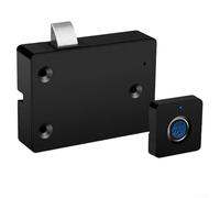 Jotekonoby AI Enabled Fingerprint Drawer Lock for Home Office and Cabinets, USB Rechargeable Electronic Desk Security Lock with Quick Access and No Keys