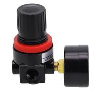 Jotekonoby Air Compressor Pressure Regulator with Gauge 1/4 for NPT Port for Compressed Air Control, Adjustable Industrial Air Valve with Wall Mount Bracket