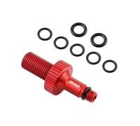 Jotekonoby Aluminum Tool Rear Shock Air Valve Marzocchi for Bicycle Compatible Having Rockshox Monarch Xmm Adapter Ifp Pumps for Alloy Suspension Bike (Red)