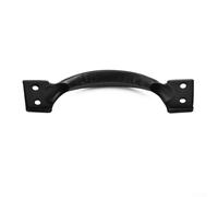 Jotekonoby Antique Style Iron Cabinet Pull Handle 150mm Black Cupboard Drawer Wardrobe Door Hardware with Mounting Screws, Durable Metal Furniture Handle for Home