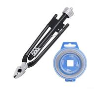 Jotekonoby Aviation Safety Wire Pliers 6 Inch Chrome Vanadium Alloy Steel Heavy Duty Lockwire Tool for Aircraft Automotive Industrial Wire Twisting Applications(6" +(7.5m) Fuse)