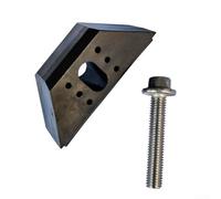Jotekonoby Battery Hold Down Kit Car Mounting Bracket Clamp with Steel Bolt PP Stainless Steel Vehicle Battery Securing System Automotive Battery Holder
