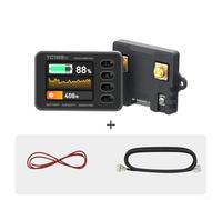 Jotekonoby Battery Monitor with High-Resolution Color Display for 6-60V Lithium Batteries Featuring Real-Time Tracking and Dual-Language Interface(B)
