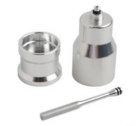 Jotekonoby Bike Brake Oil Funnel Tool with Long Stopper and Base for Mountain and Road Bikes Hydraulic Disc Brake Maintenance 37.6x68mm/37.6x78mm Silver(Mountain Bike Kit)