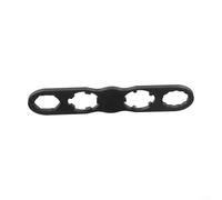 Jotekonoby Bike Pedal Wrench Ti Alloy Bike Pedal Repair Tool Lightweight, TC4 Alloy Bicycle Pedal Wrench, for Look for KEO, Multi-Purpose Silver(Black)