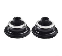 Jotekonoby Bike Wheel Hub Conversion Kit Quick Release To Thru Axle Adapter End Capss Front 9-15mm Rear 10-12mm Black Aluminum Alloy Bicycle Parts(9 * 100mm)